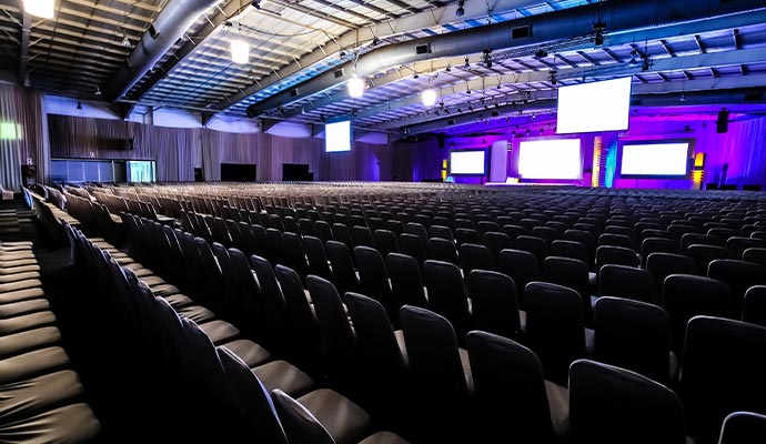 Clean convention hall