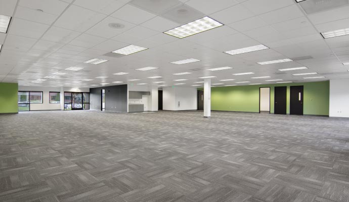 Clean and empty office interior