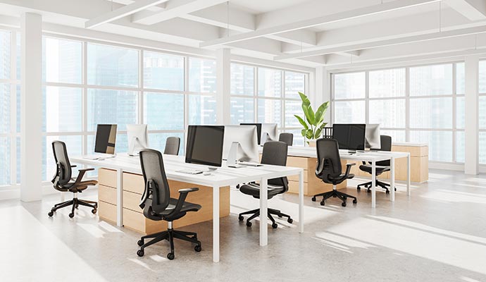 Clean commercial space