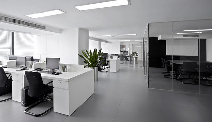 Clean office space