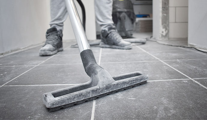 Construction cleanup service