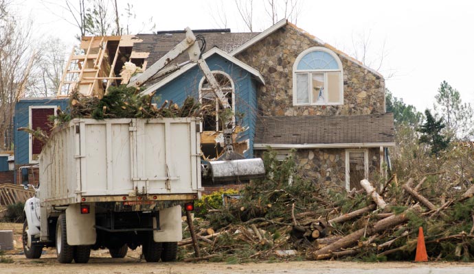 Debris cleanup service