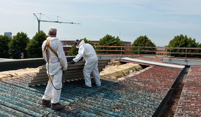 Hazardous materials removal service