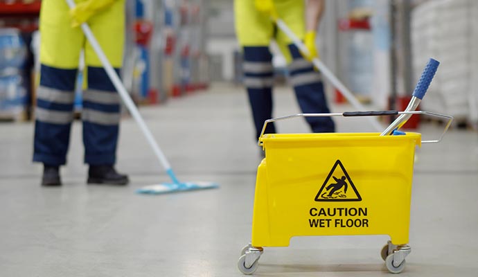 Warehouse cleaning service