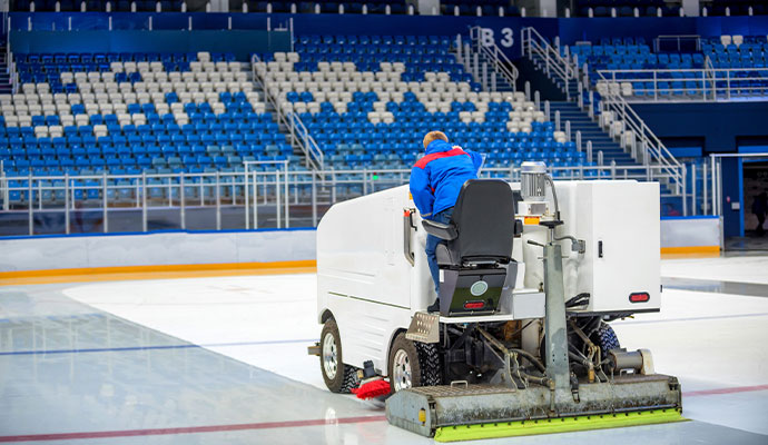 A clean ball game stadium cleaning service