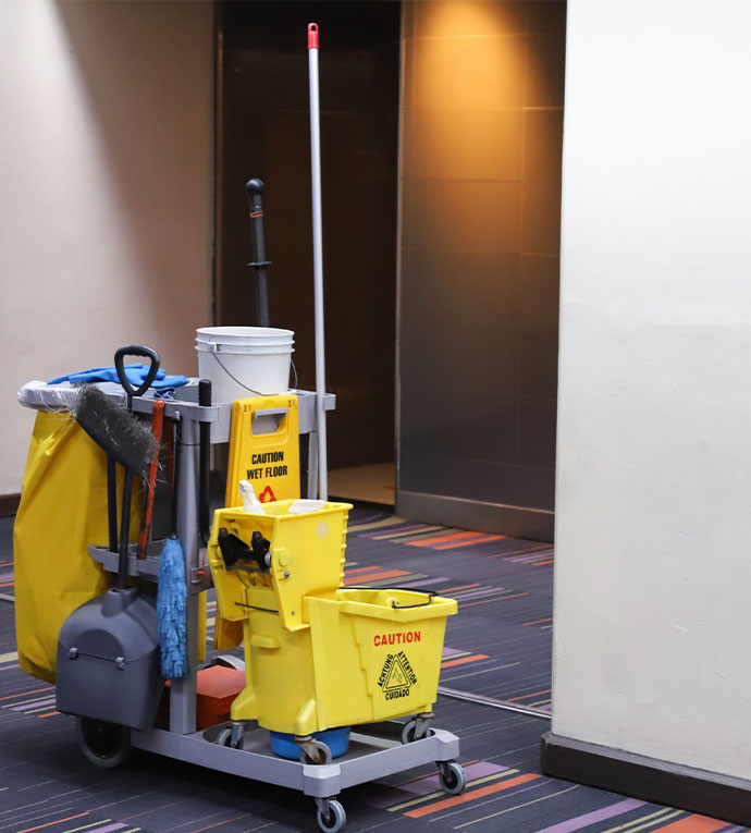 Hallway cleaning