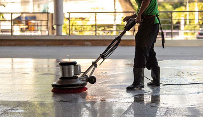 Professional commercial floor cleaning services