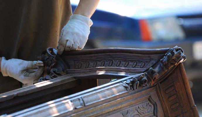 Cleaning antique items