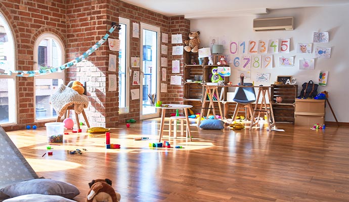 Clean daycare center