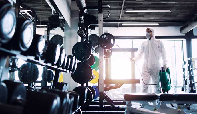 Gym cleaning service