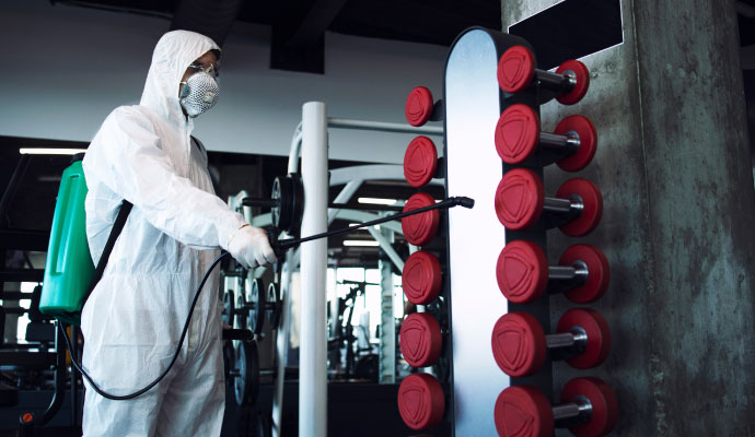 Gym disinfecting service