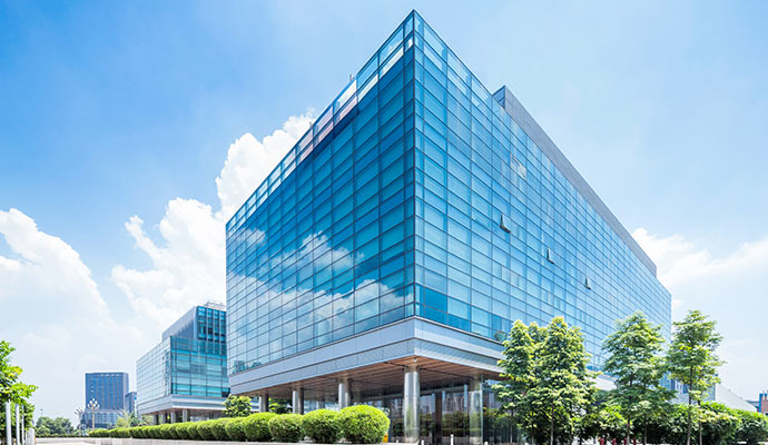 Modern commercial building.