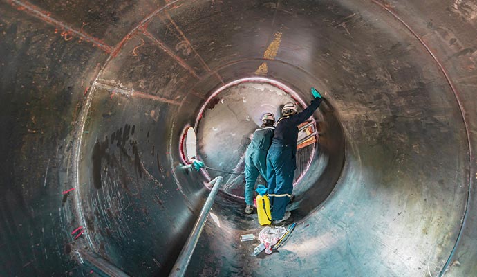 Reliable tank & vessel cleaning