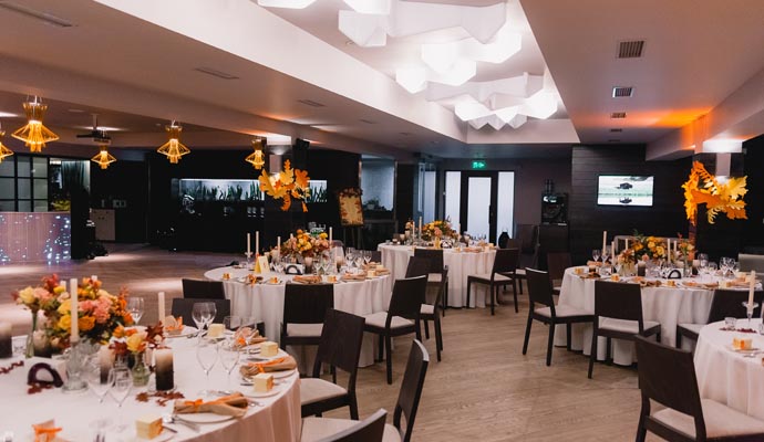 Inside view of a restaurant