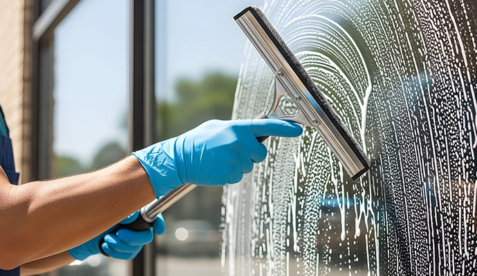 Professional window cleaning services