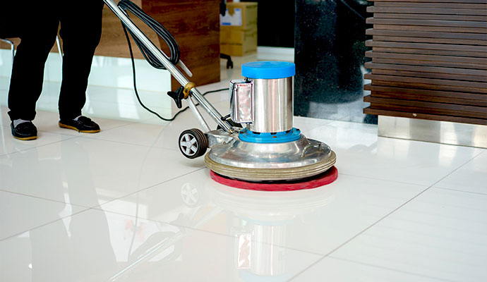 Professional floor cleaning