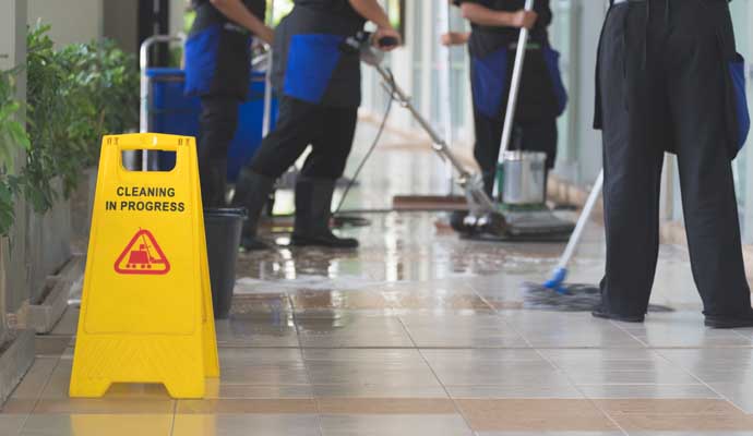 Professional floor cleaning service