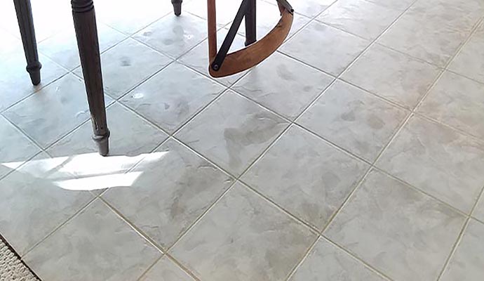 Tile floor